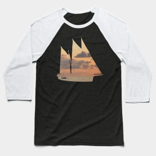 The ship at sunset Baseball T-Shirt